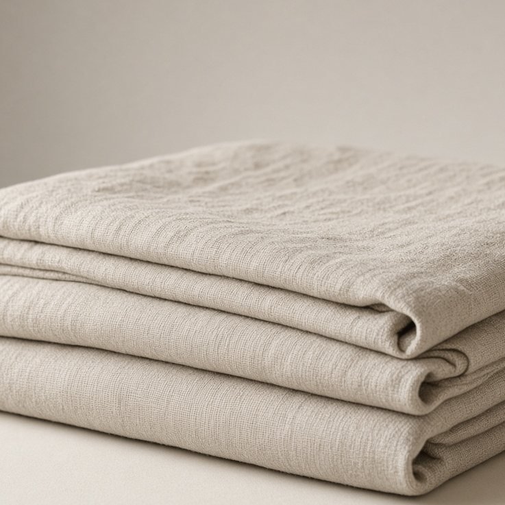 Bettbezug-Set Leinen, 135×200 cm — Detailansicht