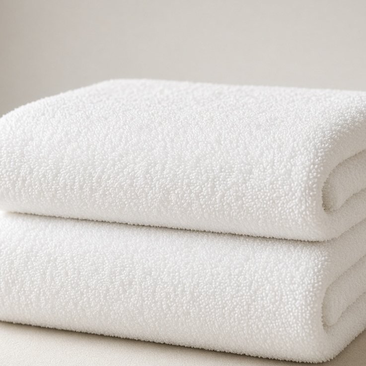 Badetuch-Set Frottee, 2-teilig — Detailansicht