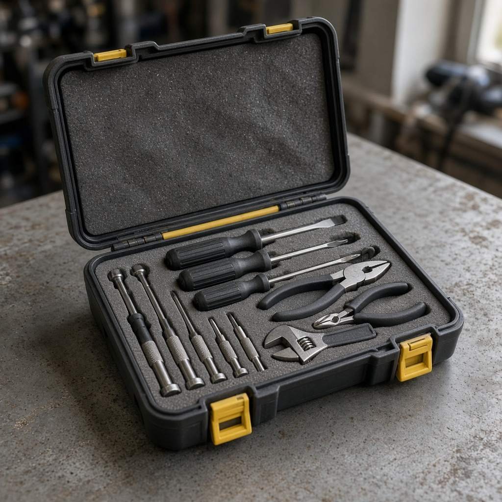 Werkzeugkoffer Basis, 45-teilig