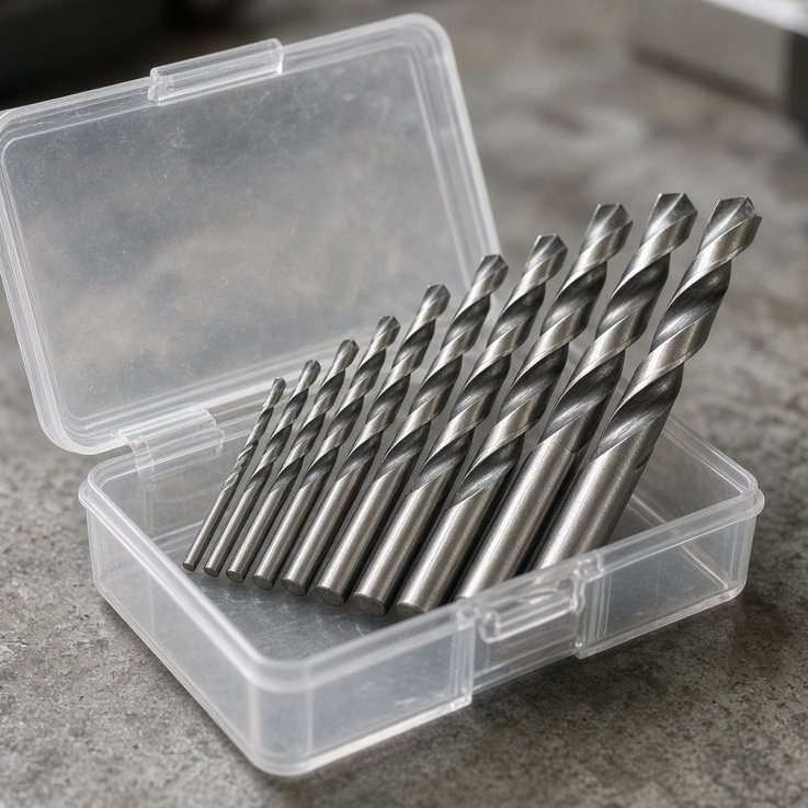 Bohrer-Set für Holz und Metall — Detailansicht